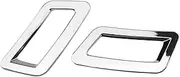 MEXWLOP Carmilla Air Vent Decoration Trim Sticker Interior Protection Sticker, for Nissan, for Qashqai, J11 2014+, for Nissan, for X-Trail, T32 2013 + Car Air Vent Trim(Stainless Steel)