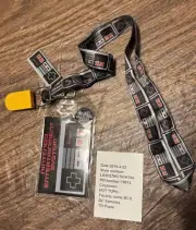 Nintendo Entertainment System NES Bioworld Proto Sample Lanyard iD Badge