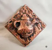 Copper Teapot Decorative Tile Dots (set of 3)