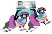 G Force Dachshund Luggage Tags Set of Two