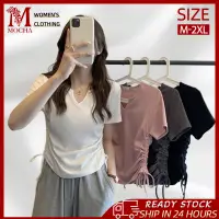 在飛比找蝦皮購物優惠-【NEW 2023】st325 M-2XL 女式短袖 V 領