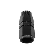 Aeroflow 570 Series One Piece Full Flow Hose End Black Straight -16 AN