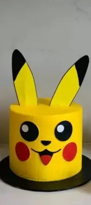 Pokemon Pikachu Cake Toppers. Party Supplies Lolly Loot Bag Banner EXPRESS
