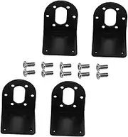 Anneome 4PCS Shape Gear Motor Fixed Bracket for Series Reduction Motors Mounting Seat Stable Holder Fastener for DIY Projects and Model Cars