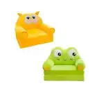 Kids Sofa Bed Couch Fold Out Cartoon Cute Sleepover Chair Soft Comfortable