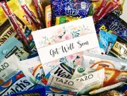 Get Well Soon gift box care package / Feel Better Gift / Cookies Healthy Snacks