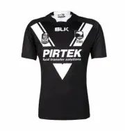 New Zealand Kiwis Rugby League BLK Home Jersey Adults, Ladies & Kids Sizes! T6