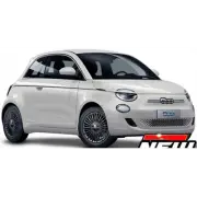 Bburago 1:24 Scale Fiat 500e White