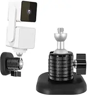 Powerful Magnetic Secured Camera Mount with 1/4" Thread fits for WYZE Cam 3,Blink XT2/3,360° Adjustment Camera Stand Base Attach to Smooth Metal Surface, Ideal for Cruise,RV,Carport Garage Security