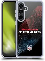 Head Case Designs Officially Licensed NFL Blur Houston Texans Logo Gel Case [Military Grade Protection] Compatible with Samsung Galaxy S24+ 5G