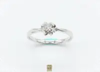 在飛比找Yahoo!奇摩拍賣優惠-10分鑽石戒指【浪漫】結婚鑽戒、14K金585、求婚鑽戒、經