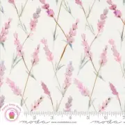 Moda BLOOMING LOVELY 16975 11 Cream Lavender Floral JANET CLARE Quilt Fabric