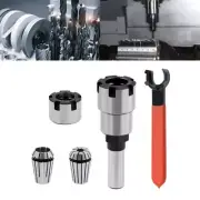 1/2 Inch & 1/4 Inch Shank Router Bit Shank Holder Router Collet Extension Rod