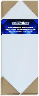 100 Blue Parchment 65lb Cover Paper Sheets 4.25 X 11 Inches Half Letter Size Cut Long - Cardstock Weight Colored Sheets - Printable Parchment Semblance