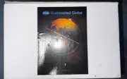 World Earth Globe Illuminated Decorative Globe For Desk Blue+Gold Light Up Globe