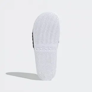 【adidas 愛迪達】拖鞋 男鞋 女鞋 運動 ADILETTE SHOWER 白黑 GZ5921