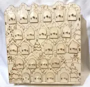 Art Minds Christmas DIY Wood Decor 24 Days Advent Calendar Home Project BN
