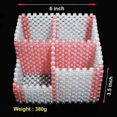 Crystal Beaded Hand Made Multipurpose Home&Office Dekstop Organizer Pen Holder
