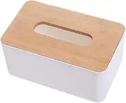 ASAKKURA Box Stylish Tissue Box Cover Rectangular Desktop Tissue Container for Home Hotel and Design for Elegant for Living and Office Use
