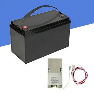 12V 100AH 電池盒 18650 32650 鋰電池組用的塑膠外盒 太陽能儲能系統 鋰電池組外殼 不含電池 電量顯
