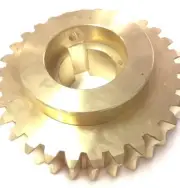 BES SPIRAL MIXER BRASS WORM GEAR #12 FOR SINMAG SM-160 SPIRAL MIXERS