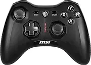 MSI FORCE GC20 V2 Wired PC Gamepad Controller - Interchangeable D-Pad Covers, Dual Vibration Motors, USB 2.0 - Wired