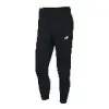 Nike 長褲 NSW Club Fleece Pants 黑 白 男款 棉褲 縮口褲 BV2672-010