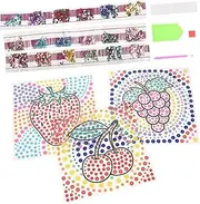 Kisangel 1 Set Diamond Window Art Craft Kit for DIY Sparkly Gemstone Crafts for Ages Creative Handmade Decoration for Unique Window Design Present Idea
