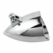 9 Inch Chrome Billet Headlight 5-3/4" Universal Fits for Harley Dyna Super Glide