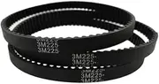 5/10pcs HTD 3M Timing Belt Closed-Loop 225mm Length 75 Teeth 6mm Width(10pcs)