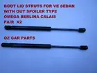 BOOT LID STRUTS FOR HOLDEN COMMODORE VE SEDAN BOOTLID LIFTER ALL MODELS NEW PAIR