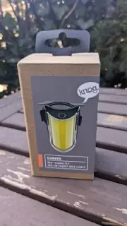 $20 off | Rechargeable USB-A Waterproof Black Front Bike Light 320LM Knog Cobber