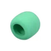 Thicken Sponge Foam Mic Cover Handheld Microphone Windscreen Green for KTV