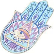 [GTVGJH] Ceramic Ring Dish Hamsa Evil Eye Hand of Fatima Jewelry Plate Key Ashtary Trinket Plate Bowl Organizer Tray for Rings Earrings Necklaces
