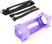 XBERSTAR Speaker Case Cover for JBL FLIP 7 Speaker Silicone Case Portable Travel Protective Cover with Strap (Purple)