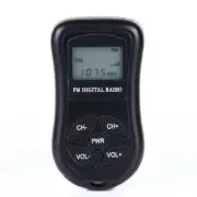 HRD-107 Mini FM Digital Radio Stereo DSP Radio Receiver Low Power For Conference