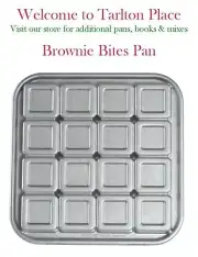 Nordicware BROWNIE BITES PAN Crispy Outside Fudgy Inside 16 Cavity Cast Aluminum