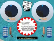Solar Pool Ionizer | Two Units| Self-cleaning anode |No Wing-screw required