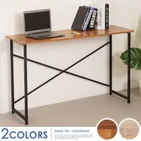 在飛比找PChome24h購物優惠-Homelike 桑雅120x40工作桌(2色可選)