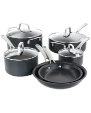 Martha Stewart 10pc Nonstick Hard Aluminum Cookware Set