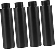 Kisangel 4Pcs Mic Stand Extension Tube Easy to Install Extension Rods for Height of Microphone Stands and Suspension Arms Compatible with Microphone Equipment
