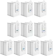 10 Pack Replacement Vacuum Carbon Dust Bags Compatible with ECOVACS DEEBOT X2 Omni / X2 Pro / X5 Robot Vacuum