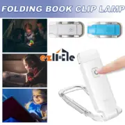 2Brightness Levels Clip On Book Flexible Rechargeable Reading Light LED Lamp USB