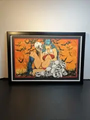 Vampirella Original Art By Jason Ulrich / The Angry Irishman Bats And Skulls