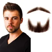 ✨Fake Beard Tied Facial Hair Fake Mustache Realistic Beard Fake Facial Hair Invi