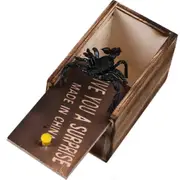 Spider Box Prank Practical Handcrafted Surprise Joke Boxes Funny Wooden Surprise Box Prank-Bugs