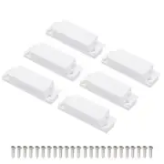 Magnetic Reed Switch, 6 Sets NC Magnetic Contact Switch for Door Window, White