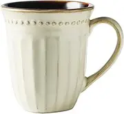 Coffee Cup Teacup,Vintage Bone China Tea Cup, Coffee Mug 380ML European Retro Mug Breakfast Cereal Cup Household Couple Ceramic Coffee Cup Bottom Slip Resistant Tea Cup