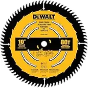 DEWALT Table Saw Blade, 10 inch, 80 Tooth, Fine Finish, Ultra Sharp Carbide (DWA11080)