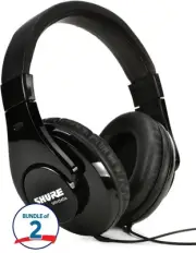 Shure SRH240A Closed-back Headphones - 2 Pack